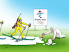 Cartoon: peksneh (small) by Lubomir Kotrha tagged winter,olympic,games,2022,china,peking