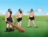 Cartoon: pralopat (small) by Lubomir Kotrha tagged prehistoric,man,shovel