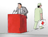 Cartoon: prelep (small) by Lubomir Kotrha tagged doctor,politician