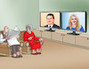 Cartoon: prezitele (small) by Lubomir Kotrha tagged slovak,presidential,election,first,round
