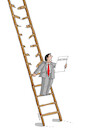 Cartoon: rebritika-far (small) by Lubomir Kotrha tagged ladder,criticism