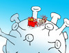 Cartoon: santacov20 (small) by Lubomir Kotrha tagged christmas santa claus winter covid