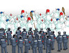 Cartoon: snehupolice (small) by Lubomir Kotrha tagged earth,climate,changes,warming,melting,glaciers