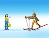 Cartoon: stoplyz (small) by Lubomir Kotrha tagged italy,winter,olympics