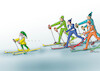 Cartoon: trpasbezec (small) by Lubomir Kotrha tagged italy,winter,olympics