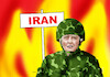 Cartoon: trumpiran (small) by Lubomir Kotrha tagged usa,iran,israel,trump