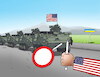 Cartoon: usastop25a (small) by Lubomir Kotrha tagged usa,ukraine,trump,macron,merz,starmer,war,weapons