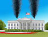 Cartoon: whitehousedym (small) by Lubomir Kotrha tagged donald trump usa paris climate world dollar euro warming earth