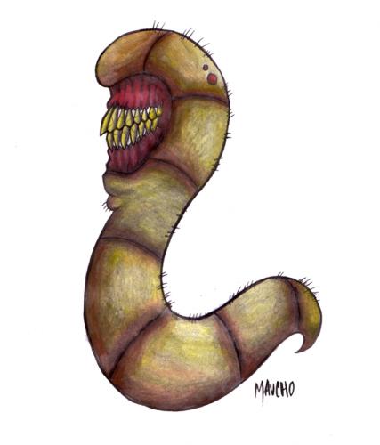 Cartoon: LARVA 3 (medium) by maucho tagged larva