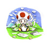 Cartoon: Toad (small) by Trippy Toons tagged super,mario,trippy,toad,mushroom,weed,cannabis,stoner,kiffer,ganja,video,game