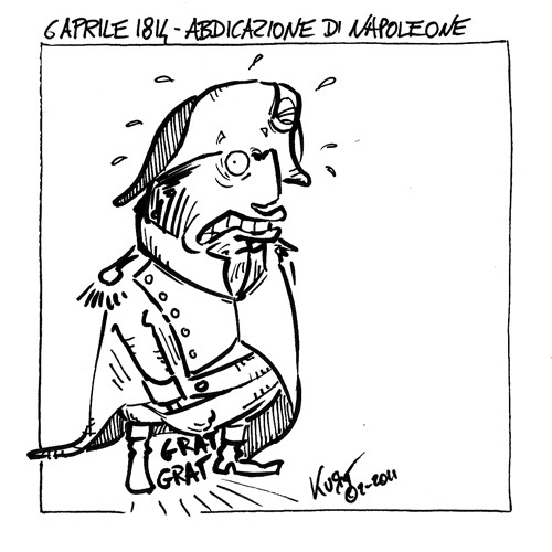 Cartoon: Abdicazione (medium) by kurtsatiriko tagged berlusconi