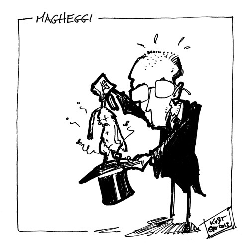 Cartoon: Magheggi (medium) by kurtsatiriko tagged letta,pd,pdl