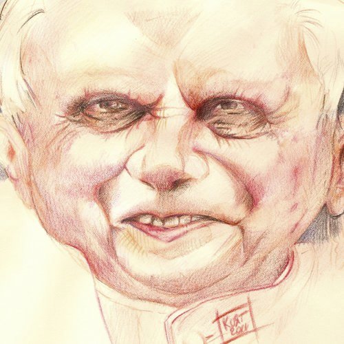 Cartoon: Ratzinger (medium) by kurtsatiriko tagged ratzinger