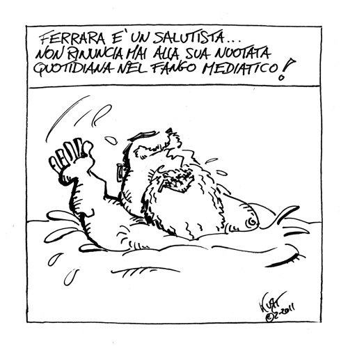 Cartoon: Salutismi (medium) by kurtsatiriko tagged ferrara