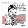 Cartoon: Dimissioni (small) by kurtsatiriko tagged carfagna,ministro