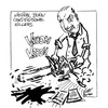 Cartoon: Natural Born Constitutional Kill (small) by kurtsatiriko tagged alfano,costituzione,killers