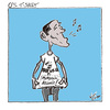 Cartoon: Obama s T-shirt (small) by kurtsatiriko tagged obama,murdoch