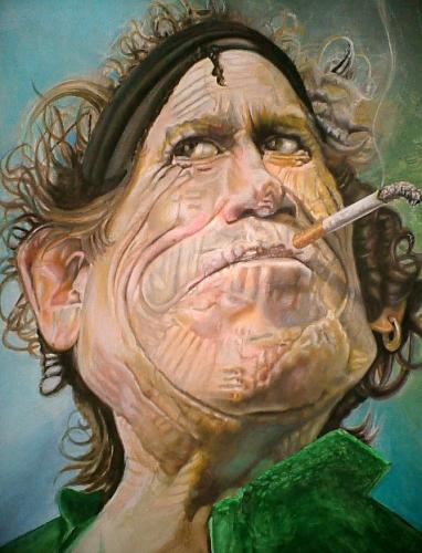 Cartoon: Keith (medium) by Brito tagged keith,richards,rolling,stones,rock,and,roll