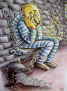 Cartoon: convict (small) by kotbas tagged prison convict hope
