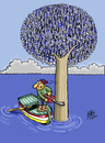 Cartoon: destruction (small) by kotbas tagged fish,fisherman,sea