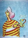 Cartoon: love (small) by kotbas tagged women,color,love