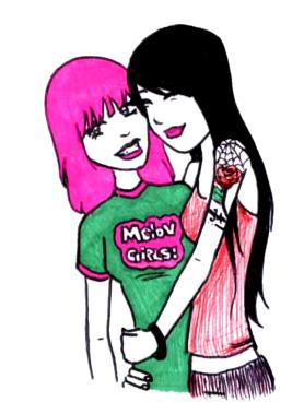 Cartoon: Friends (medium) by naths tagged girls,friends