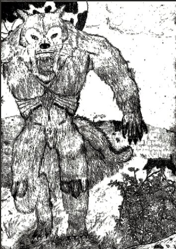 Cartoon: Werwolf im Wald - werewolf woods (medium) by Schimmelpelz-pilz tagged werewolf,wolf,werwolf,wolfman,wolfsmensch,bestie,beast,animal,monster,creature,forest,wald,wood,woods,nature,wild,primal