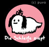 Cartoon: Schleife 2 (small) by puvo tagged schleife bow dog hund shi tzu