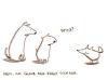 Cartoon: Spitz. (small) by puvo tagged spitz,hund,wortspiel