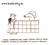 Cartoon: Tropfender Hahn. (small) by puvo tagged hahn,bad,fuchs,badewanne,baden,bath,fox,tap,cock