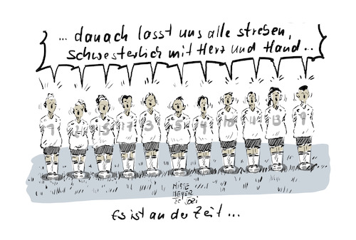 Besonderheiten im Frauenfußball