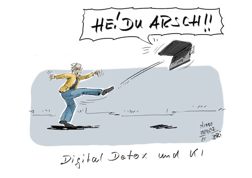 Cartoon: Digital detox... (medium) by Jori Niggemeyer tagged digitaldetox,ki,verzicht,internet,sozialemedien,socialmedia,pc,computer,handy,cellfone,mobilefone,jori,deutschland,joricartoon,niggemeyer,joriniggemeyer,digitaldetox,ki,verzicht,internet,sozialemedien,socialmedia,pc,computer,handy,cellfone,mobilefone,jori,deutschland,joricartoon,niggemeyer,joriniggemeyer