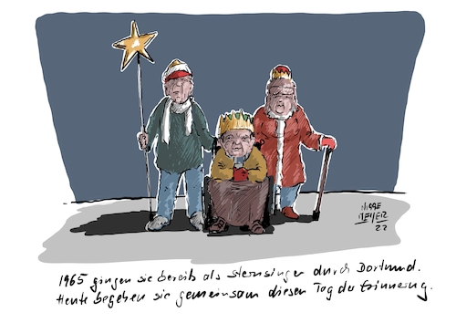 Cartoon: Zu Besuch bei den Sternsingern.. (medium) by Jori Niggemeyer tagged sternsinger,senioren,dortmund,heiligedreikönige,dreikönigstag,weihrauch,myrrhe,gold,zucker,bethlehem,cocid19,coronaschutzverordnung,corona,katholischekirche,gott,cartoonist,satire,humor,joricartoon,niggemeyer,cartoonart,illustration,illustrator,karikatur,cartoonstyle,cartoondrawing,witzigebilder,cartoon,sternsinger,senioren,dortmund,heiligedreikönige,dreikönigstag,weihrauch,myrrhe,gold,zucker,bethlehem,cocid19,coronaschutzverordnung,corona,katholischekirche,gott,cartoonist,satire,humor,joricartoon,niggemeyer