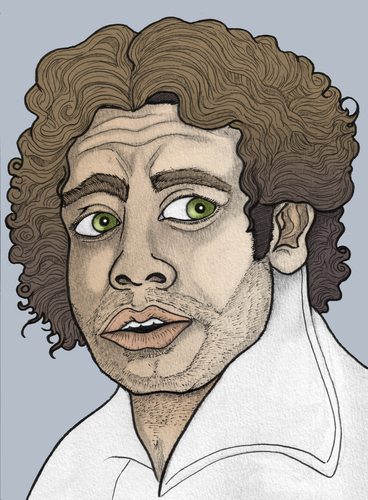 Cartoon: The man with green eyes (medium) by javierhammad tagged illustration,green,illustration,illustrationen,mann,grün,portrait