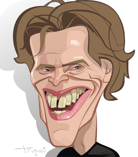 Cartoon: Willem Dafoe (medium) by FARTOON NETWORK tagged caricature,actors,moviestar,dafoe,willem