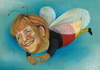 Cartoon: Angela Merkel (small) by Riina Maido tagged merkel