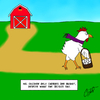 Cartoon: Miss Chicken (small) by Thesmilecabinet tagged silly,cartoon,goofy,chicken