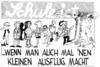 Cartoon: Schulausflug (small) by thomasH tagged schule,lehrer,ausflug