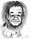 Cartoon: caricature of alan moir (small) by dprince tagged lion,moir