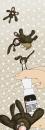 Cartoon: Hasenspray (small) by gisela tagged illustration,hase,spray,ostern,fliegen,tiere,animals