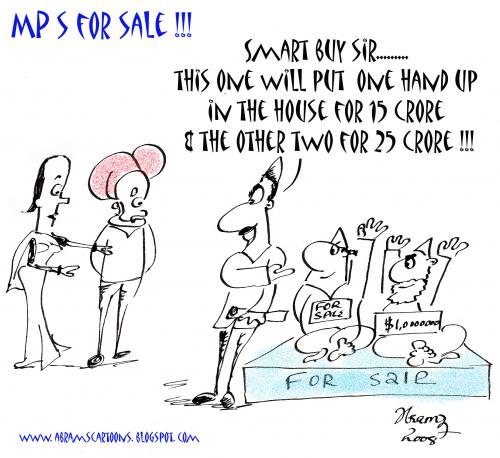 Cartoon: buy MPs (medium) by abrams2008 tagged cartoon