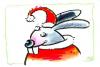 Cartoon: Ostermann (small) by Alff tagged xmas,christmas,weihnachten,ostern,easter,holidays,seasons