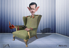 Cartoon: Syrian President Bashar al-Assad (small) by almosihij tagged syria,bashar,alassad,the,middle,east,war,of,terrorism,crimes