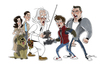 Cartoon: back to the future (small) by stephen silver tagged back,to,the,future,michael,fox,stephen,silver