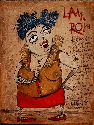 Cartoon: Lady Roja (medium) by Glyn Crowder tagged prostitute,spain