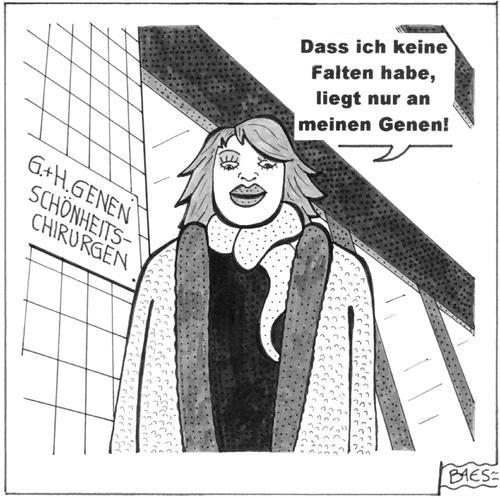 Cartoon: Faltenfrei (medium) by BAES tagged gene,schönheitschirurgie,operation,frau,alter,jugendwahn,jugend,schönheit,schönheitsoperation,falten,falten,schönheitsoperation,schönheit,jugend,jugendwahn,alter,frau,operation,schönheitschirurgie,beauty