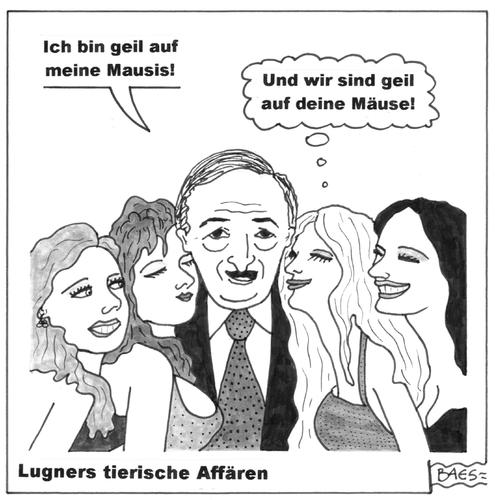 Cartoon: Lugners tierische Affären (medium) by BAES tagged richard,lugner,wien,österreich,opernball,baumeister,frauen,geld,wien,österreich,opernball,baumeister,frauen,geld,sex,richard lugner,richard,lugner