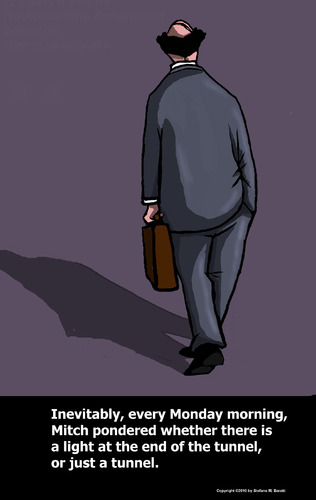 Cartoon: Office existentialism (medium) by perugino tagged heidegger,existentialism