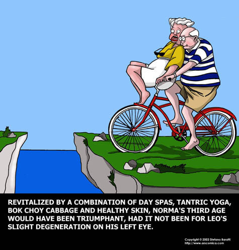 Cartoon: The Third Age (medium) by perugino tagged retirement