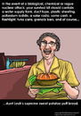 Cartoon: Home Cooking (small) by perugino tagged rural america food health religion